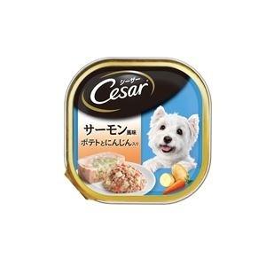 Ds まとめ シーザー サーモン風味 ポテトとにんじん入り 100g ペット用品 犬フード 96セット Ds Purrworld Com