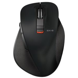 【納期目安：納期未定】エレコム M-XGL15BBSBK ワイヤレスマウス 無線 Bluetooth 静音 5ボタン Lサイズ 握りの極み ブラック (MXGL15BBSBK)