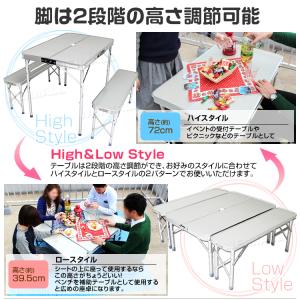 アルミテーブル アウトドア 折りたたみ テーブ...の詳細画像4
