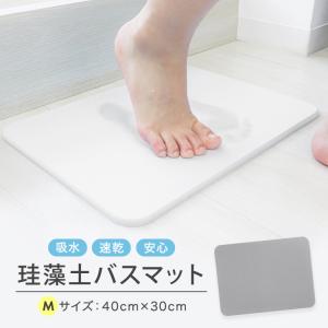 珪藻土 バスマット 40cm Mサイズ 速乾 おしゃれ ミニサイズ お風呂マット 足ふきマット 珪藻土マット マット 浴室 脱衣所 ランドリー 新品｜tantobazar