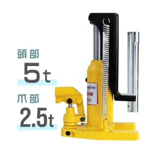 爪付き油圧ジャッキ 油圧ジャッキ 爪ジャッキ 爪部2.5t