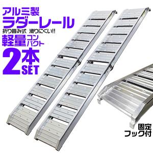 アルミラダーレール  2本セット スロープ 折りたたみ