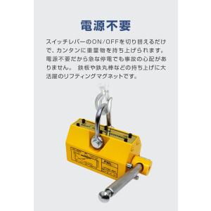 リフティングマグネット 永久磁石 リフマグ 永...の詳細画像2