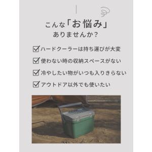 クーラーボックス キャリーカート 小型 保冷バ...の詳細画像3