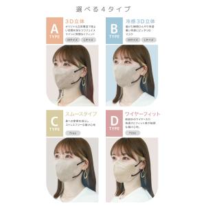 マスク 不織布 立体マスク 小さめ おしゃれ ...の詳細画像2