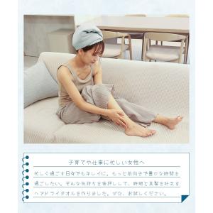 ヘアタオル 吸水タオル ヘアドライタオル ミニ...の詳細画像5
