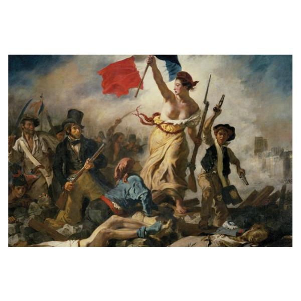 ポストカード 民衆を導く自由の女神 ドラクロワ フランス 世界の名画 絵画 おしゃれ 絵はがき 絵ハ...