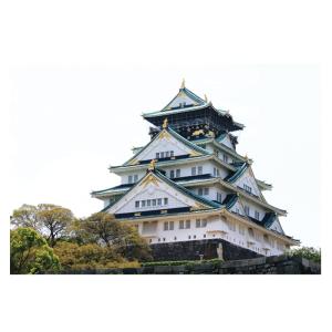 【訳あり】ポストカード 日本の城 大阪城｜tanukinomori