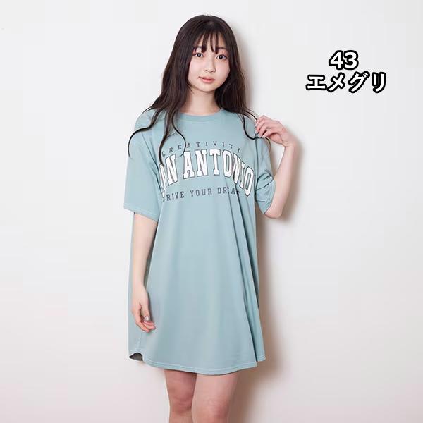 子供服 女の子 ジュニアサイズ LOVETOXIC Tシャツワンピース 接触冷感 140cm-160...