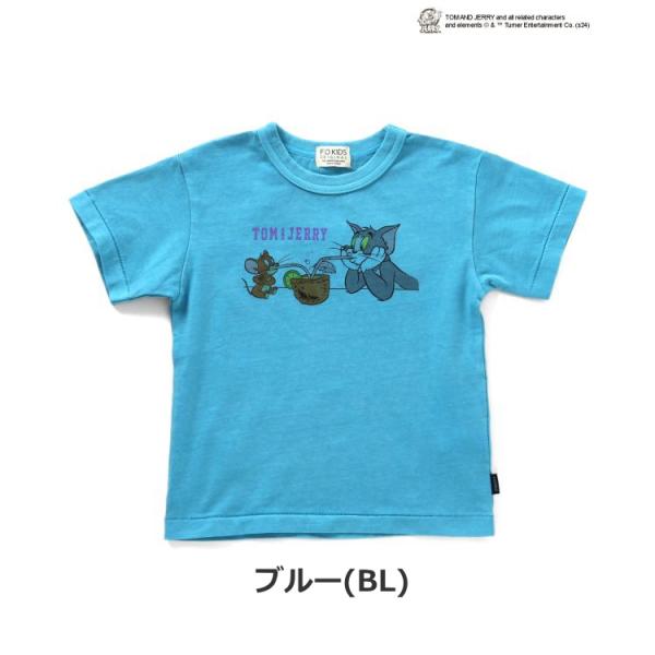 20%OFFセール 綿100％ 子供服 半袖Tシャツ トムとジェリー 男の子 女の子 F.O.KID...