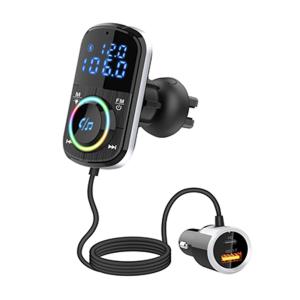 iFormosa ブルートゥース Bluetooth FMトランスミッター microSD USB 充電 MP3プレーヤー 車載 シガーソケット 黒 IF-BC71｜taobaonotatsujinpro