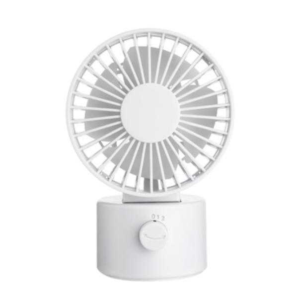 iFormosa パソコン デスクファン USB 小型扇風機 首振り 白 IF-DF2-WT