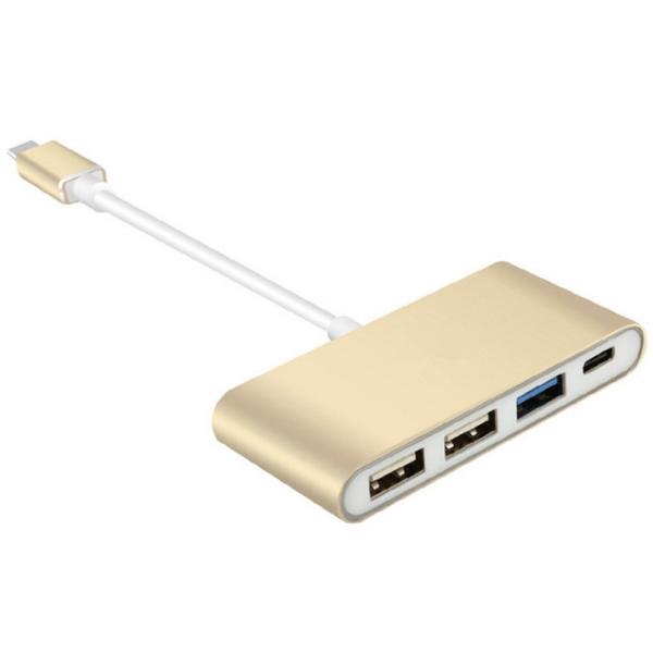 iFormosa USB-C USB 3.0 HUB ハブ アダプター ゴールド