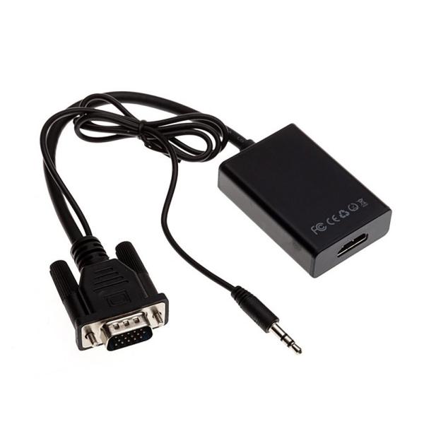 iFormosa VGA to HDMI 音声出力付き 1080P 変換コンバーター オーディオ U...