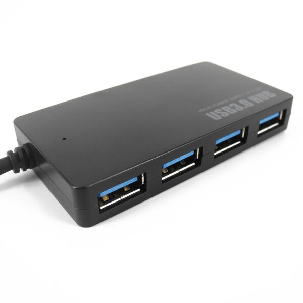 iFormosa USB 3.0 対応 USBハブ バスパワー 4ポート ブラック USB3.0 I...
