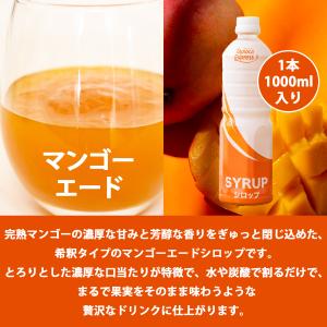 TX マンゴーエード シロップ 1L タピオカ...の詳細画像1