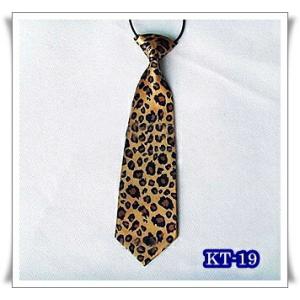 KID'S＆LADIE'S兼用豹柄プリントネクタイ　KT-19