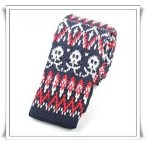 オシャレなマストアイテム！ノルディック柄ニットネクタイ　BK-80