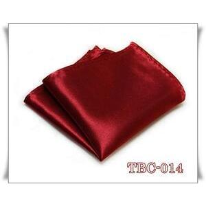 おしゃれの必需品のポケットチーフ（エンジ）　TBC-014