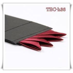 おしゃれの必需品　エンジの簡易ポケットチーフ　TBC-ｈ36