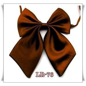 珈琲ブラウン無地リボンタイ　LR-77
