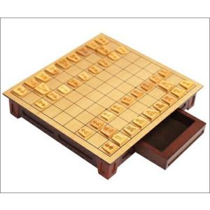 囲碁ラボ1番人気の木製将棋盤セット オリジナルP製根付け2個・駒の動か