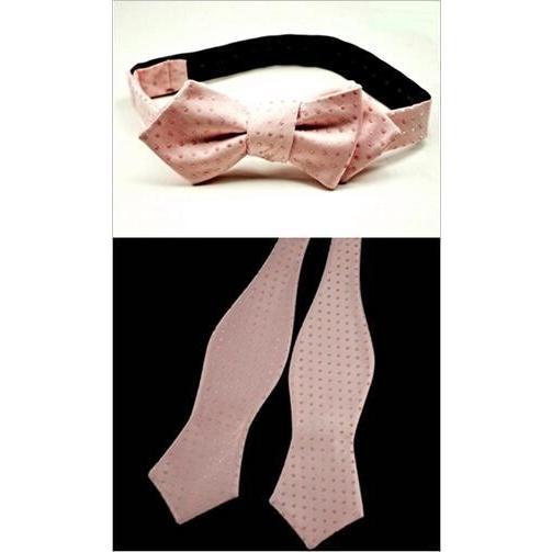 ポインテッド＆ボウタイの手結び蝶ネクタイ　JS03