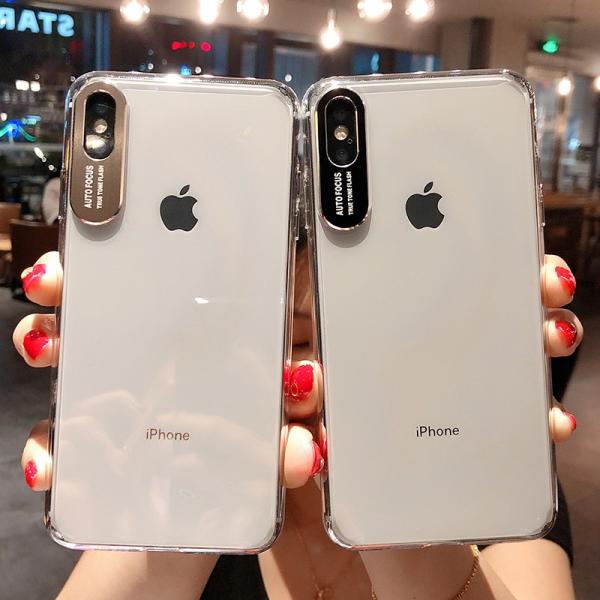 【一回のご注文で1点まで】【即納】韓国流行クリア シンプル クール iPhoneX/XR/XS Ma...