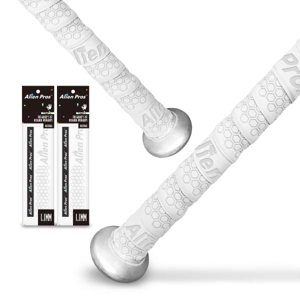 Alien Pros野球用バットグリップテープ（2グリップ）? 1.1 mmプレカット、プロ品