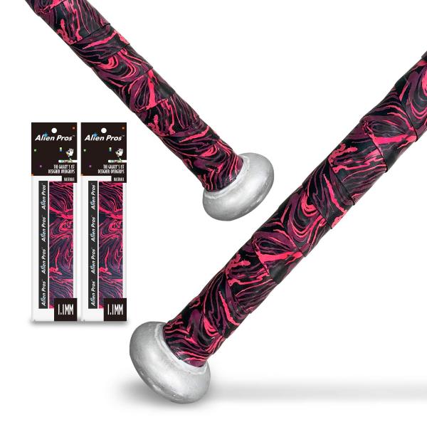 Alien Pros野球用バットグリップテープ（2グリップ）? 1.1 mmプレカット、プロ品