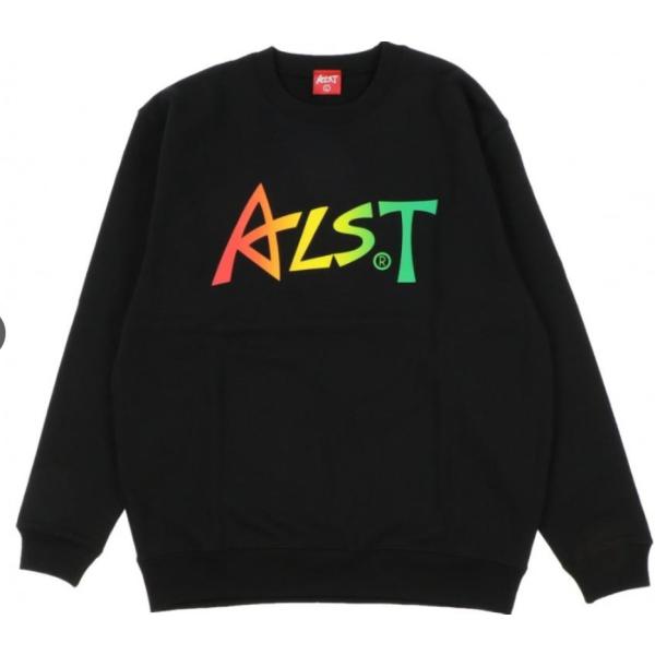 アルスト（ALST）（メンズ）バレーボールウェア クルーネック スウェット フロント グラデーション...