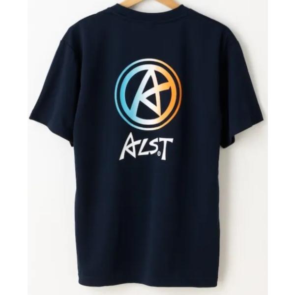 ALST メンズ レディス バレーボール 半袖ドライ Tシャツ  BACK GRADATION IC...