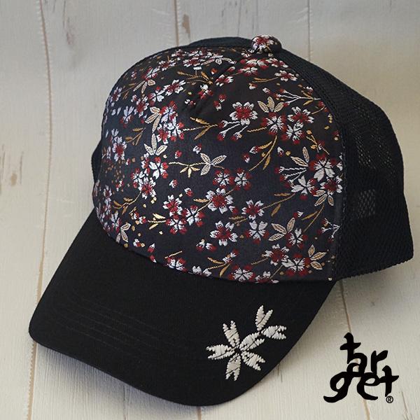 tch-2076 桜刺繍メッシュキャップ 　[target]　