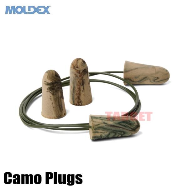モルデックス 使い捨て耳栓 カモプラグ コード＆ケース付き （MOLDEX CAMO PLUGS 耳...