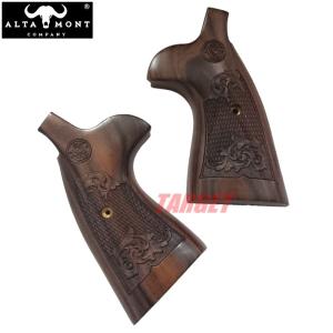 ☆アルタモント S&W Nフレーム スクエアバット用 木製グリップ