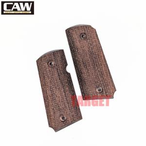 ☆MULE 1911 ガバメント用 木製グリップ ウォルナット ダイヤ