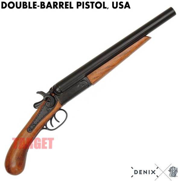☆DENIX ダブルバレルピストル アメリカ 1114 (デニックス ソードオフショットガン USA...