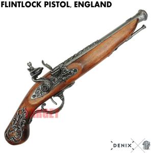 denix フリントロックライフル　マスケット　装飾銃レプリカ　バヨネット付き ☆DENIX フリントロックライフル 銃剣付 フランス 1036
