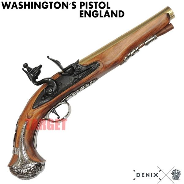 ☆DENIX  フリントロックピストル ジョージ・ワシントンモデル イングランド 1228 (デニッ...