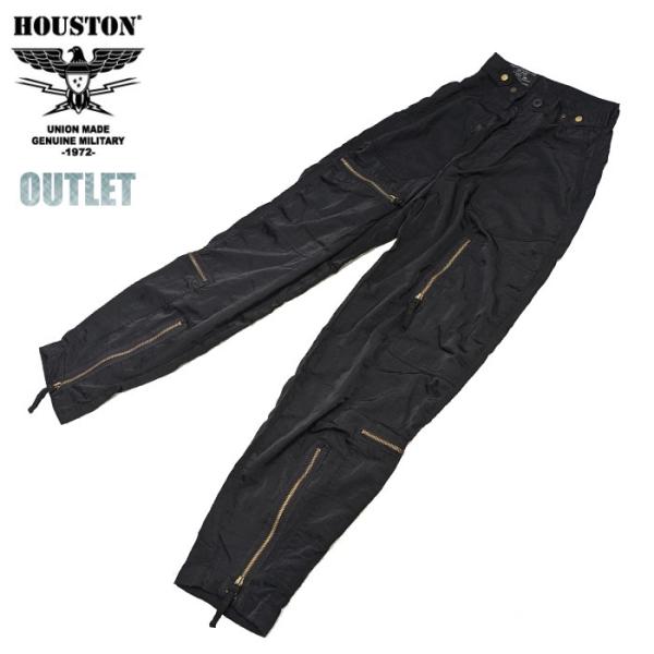 ☆OUTLET HOUSTON USAF FLYING TROUSERS BLACK "MIL-C-...