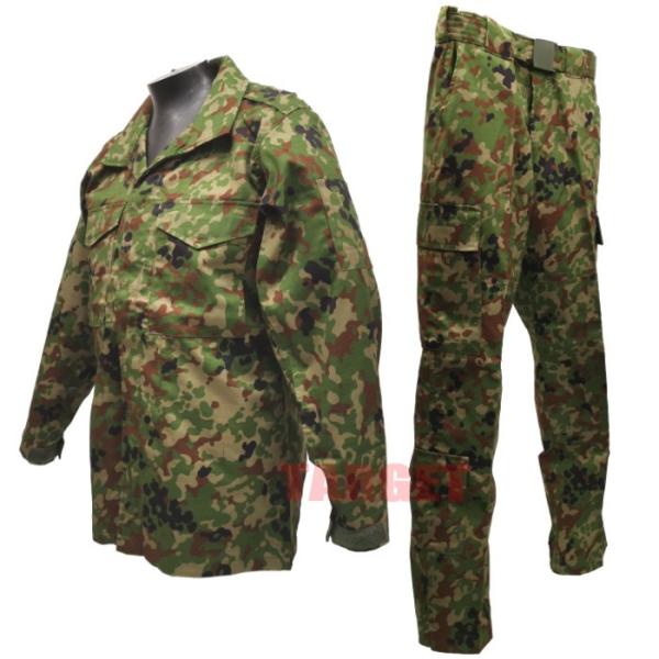 PX品 現行モデル 陸上自衛隊 迷彩服 2型 TC(EC) リップストップ 上下ベルトセット オール...