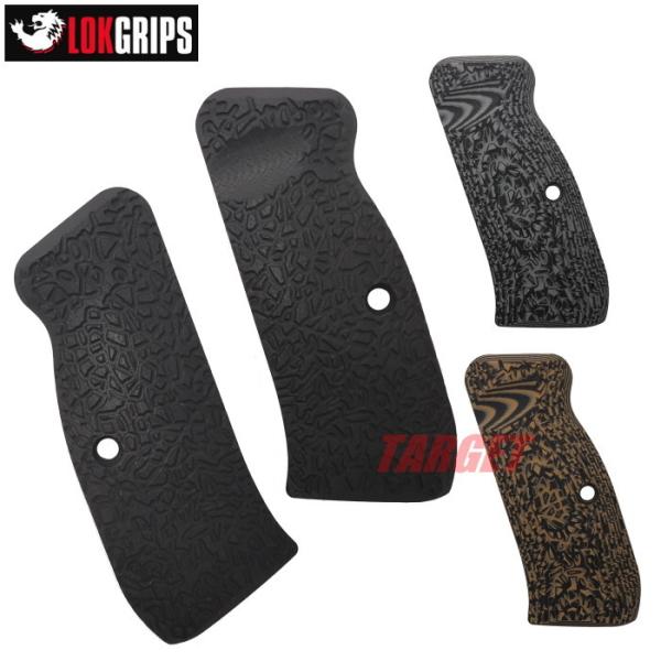 LOKGRIPS CZ75用 G10製グリップ Palm Swell Mayhem 3カラー (ロッ...