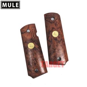 ☆CAW 1911 ガバメント用 木製グリップ ウォルナット WM チェッカー in
