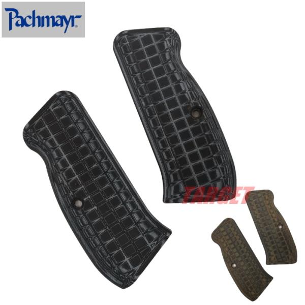 パックマイヤー CZ75用 G10グリップ グラップラーテクスチャー グリーンブラック/グレイブラッ...