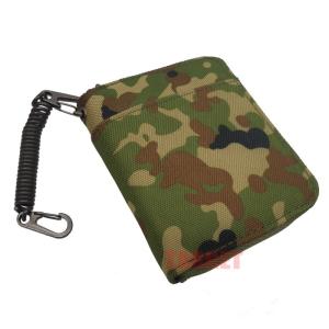 自衛隊 迷彩 二つ折り財布 ファスナータイプ ...の詳細画像1