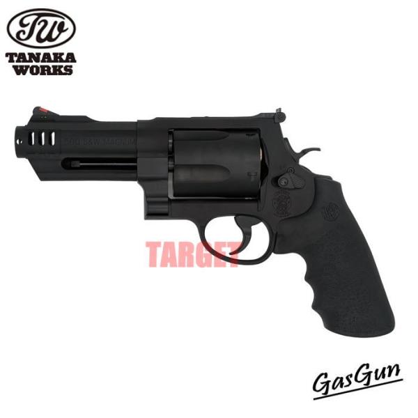 ☆【お取り寄せ】タナカワークス ガスガン S&amp;W M500 3＋1インチ ブラックヘビーウェイト バ...