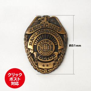 保安官バッジ（DEPUTY SHERIFF）ダイカスト製 : 駄菓子とおもちゃの