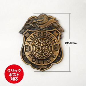 ポリスバッジ ABERDEEN ダイカスト製｜tarohana