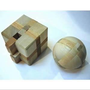 木製組立てパズル【卸】6個入り｜tarohana