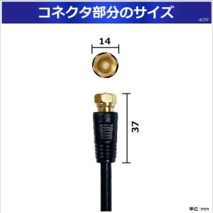 アンテナケーブル 1m 同軸 S-4C-FB ...の詳細画像4